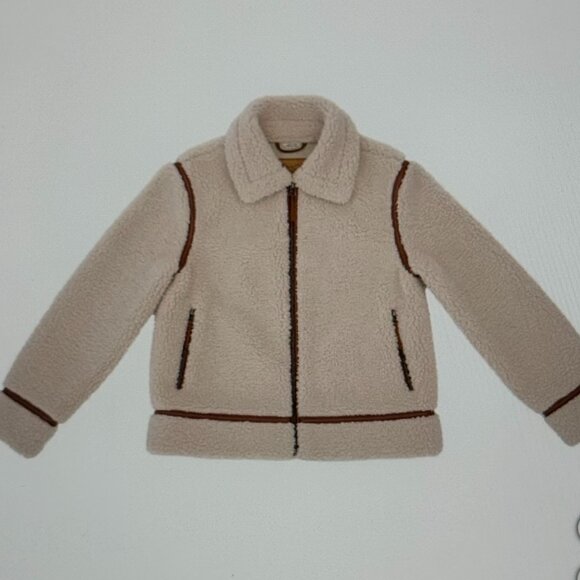 BEARPAW Ladies' Moto Shearling Jacket NEW WITH TAGS - Picture 4 of 7